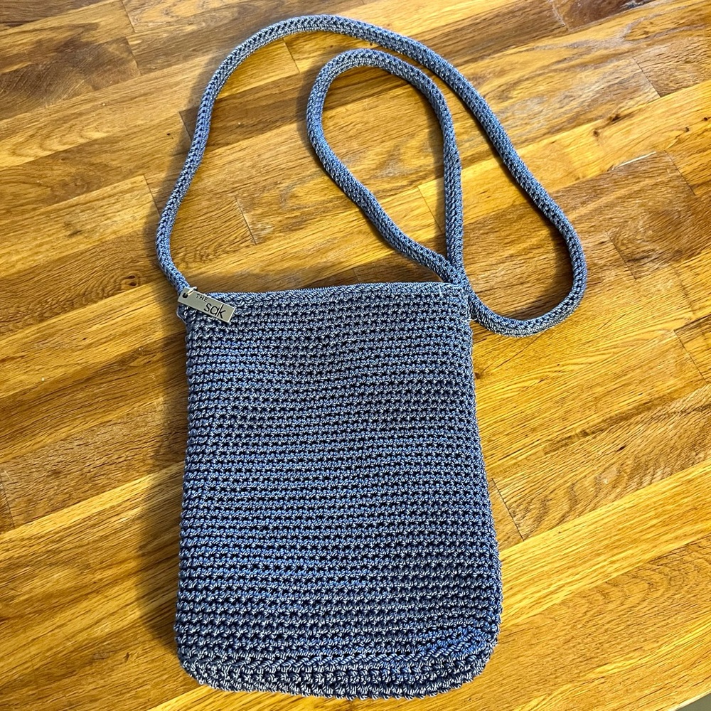 THE SAK Blue Crochet Crossbody with Top Zip

Vintage/Y2K